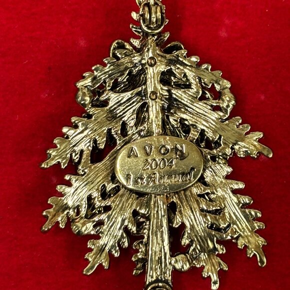 Vintage AVON Collectible 1st Annual Christmas Tree Pin Original Box 2004 - Picture 8 of 12
